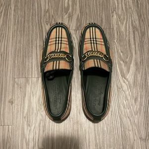 Burberry Leather Sole Loafers
